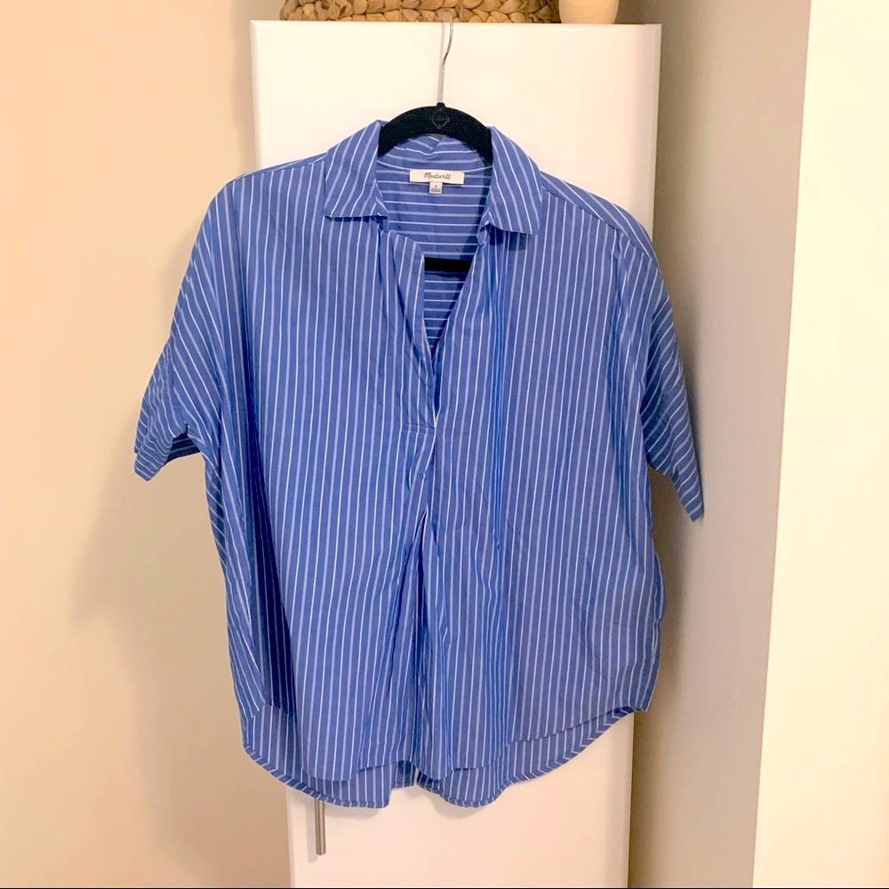 CLOSET CLEAR OUT! Madewell Courier Button Back Top